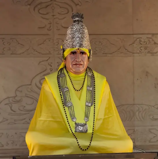Samadhi sthal of Shri Ganesh Puri Maharaj at Mehandipur
