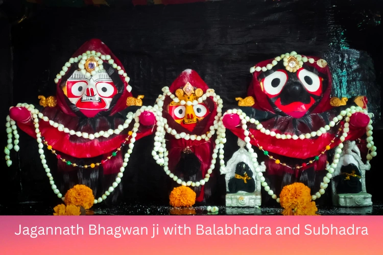 Jagannath Bhagwan ji with Balabhadra and Subhadra